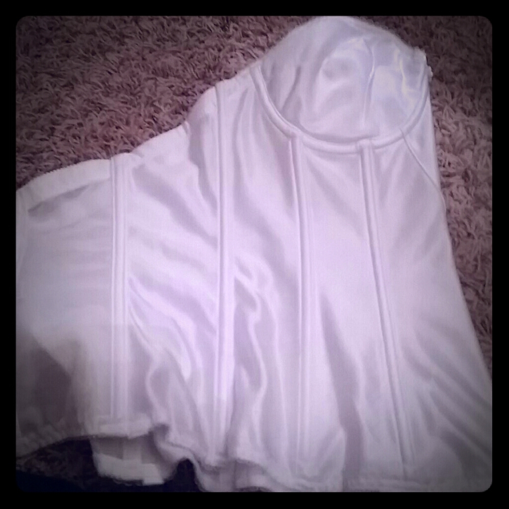 Wedding dress bra corsett